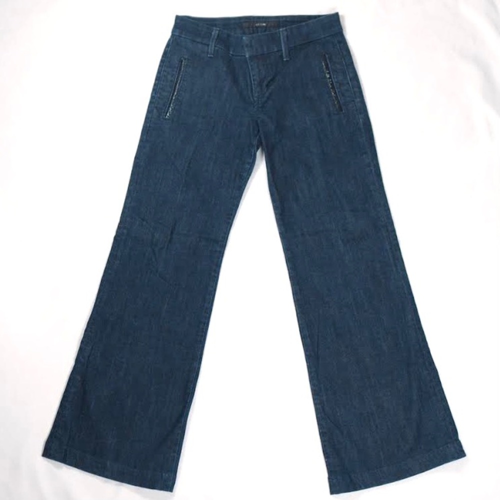 Joe’s Jeans Dark Wash Wide Leg Ankle Trouser Sz 25